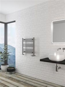 Eastbrook Wingrave handdoekradiator 60x60cm grijs mat 358W