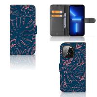 iPhone 13 Pro Hoesje Palm Leaves | Portemonnee hoesje