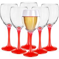 Wijnglazen - 6x - Red collection - 300 ml - glas