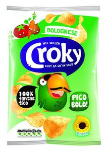 Croky Croky Chips Bolognese 100 Gram 12 Zakken