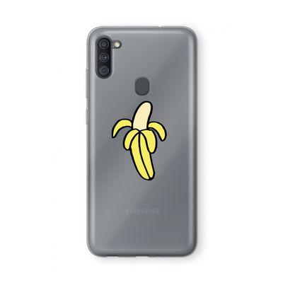 Banana: Samsung Galaxy A11 Transparant Hoesje