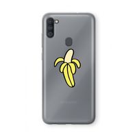 Banana: Samsung Galaxy A11 Transparant Hoesje Banana: Samsung Galaxy A11 Transparant Hoesje