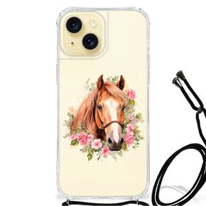 Case Anti-shock voor Apple iPhone 15 Paard