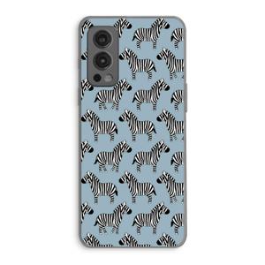 Zebra: OnePlus Nord 2 5G Transparant Hoesje