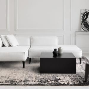 Easy Living - Vloerkleed Kuza Border Grey Rug -