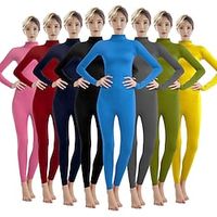 Zentai-Pakken Cosplay kostuum Catsuit Volwassenen Spandex Lycra Cosplaykostuums Sekse Voor heren Dames Effen Halloween Carnaval Maskerade Lightinthebox - thumbnail