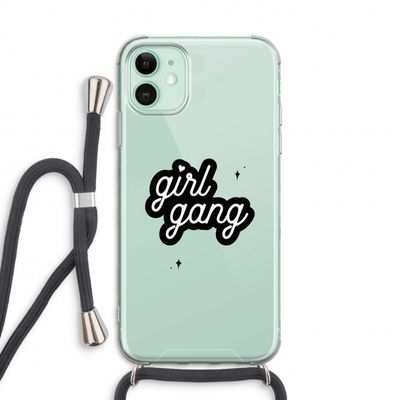 Girl Gang: iPhone 11 Transparant Hoesje met koord
