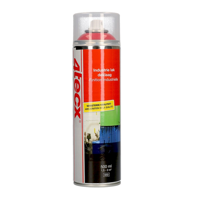 4tecx Industriële deklaag vuurrood hoogglans 500ml RAL 3000 4tecx Industriële deklaag vuurrood hoogglans 500ml RAL 3000