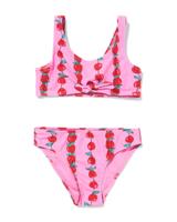 HEMA Kinderbikini fruit roze (roze)