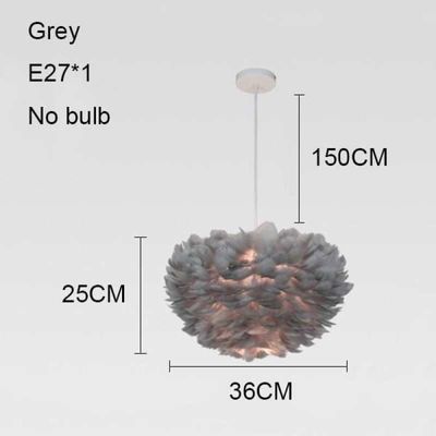 Droomachtige Feather Cloud Shade Droplight Droomachtige Feather Cloud Shade Droplight