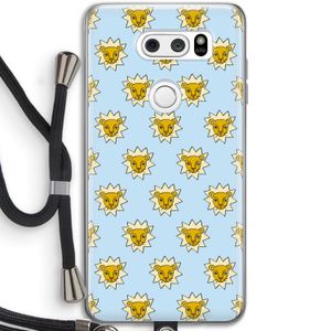 Leeuwenkoppen: LG V30 Transparant Hoesje met koord