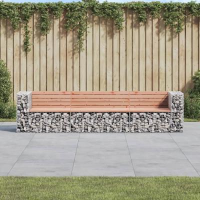 Tuinbank schanskorfontwerp 287x71x65,5 cm massief douglashout