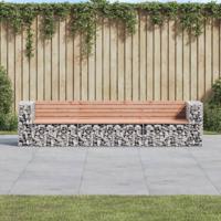 Tuinbank schanskorfontwerp 287x71x65,5 cm massief douglashout