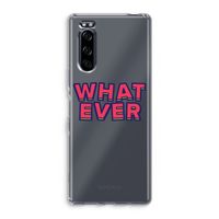 Whatever: Sony Xperia 5 Transparant Hoesje
