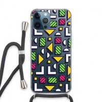 8-bit N°4: iPhone 13 Pro Max Transparant Hoesje met koord