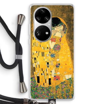 Der Kuss: Huawei P50 Pro Transparant Hoesje met koord