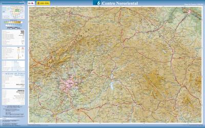 Wegenkaart - landkaart 6 Centro Nororiental - Midden Noordoost | CNIG - Instituto Geográfico Nacional1