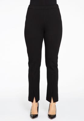 Yoek Broek met split FLEX | Zwart | Maat 46/48