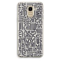 Moroccan Print: Samsung Galaxy J6 (2018) Transparant Hoesje