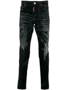 DSQUARED2 jean skinny à effet usé - Noir