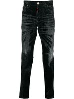 DSQUARED2 jean skinny à effet usé - Noir - thumbnail