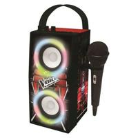 LA VOCE - Altoparlante Bluetooth alla moda - Portatile con microfono ed effetti di luce