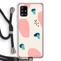 Monday Surprise: Samsung Galaxy A51 5G Transparant Hoesje met koord Monday Surprise: Samsung Galaxy A51 5G Transparant Hoesje met koord