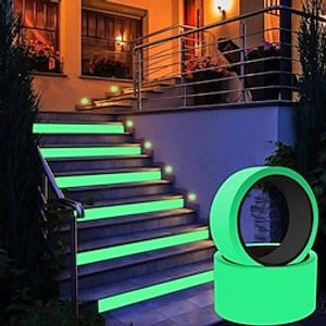 1 rol lichtgevende tape 3m zelfklevende tape nachtzicht glow in dark veiligheidswaarschuwing beveiliging podium woondecoratie tapes Lightinthebox