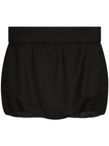 Dolce & Gabbana short à taille haute - Noir