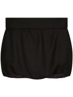 Dolce & Gabbana short à taille haute - Noir