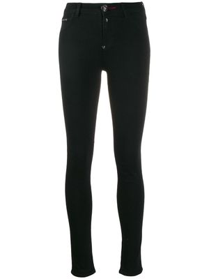Philipp Plein legging skinny façon jean - Noir