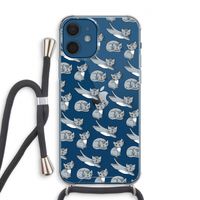 Poezen: iPhone 12 Transparant Hoesje met koord