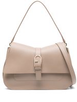 Furla grand sac porté épaule Flow en cuir - Gris