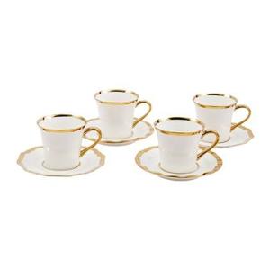 POLSPOTTEN Golden Finds Koffiekopjes - Set van 4