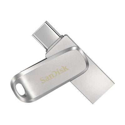 SanDisk Dual Drive Ultra 3.1 Luxe 256GB (USB-C) USB-sticks Grijs