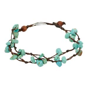 Turquoise Sawahasa Edelsteen Armband, 10 gram