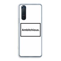 Ambitchious: Sony Xperia 5 II Transparant Hoesje