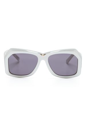 Marni Eyewear lunettes de soleil à monture oversize - Gris