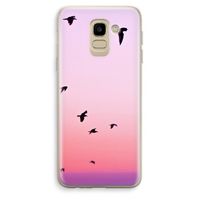 Fly away: Samsung Galaxy J6 (2018) Transparant Hoesje