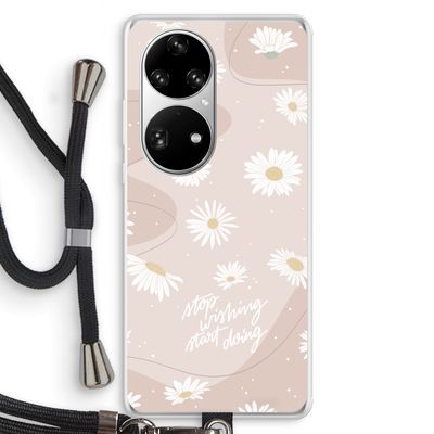 Daydreaming becomes reality: Huawei P50 Pro Transparant Hoesje met koord