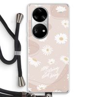 Daydreaming becomes reality: Huawei P50 Pro Transparant Hoesje met koord