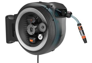 GARDENA Power Roll XL 18642-20 Accu-slanghaspel voor aan de muur Grijs-wit 35 m 1 stuk(s)