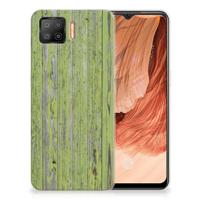 OPPO A73 4G | Bumper Hoesje | Green Wood