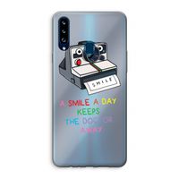 Smile: Samsung Galaxy A20s Transparant Hoesje