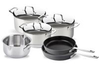 Beka Pannenset Maestro 6-Delig - zonder / keramische anti-aanbaklaag - geschikt voor alle warmtebronnen (Kookpannen, Steelpan & Koekenpannen)