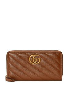 Gucci portefeuille GG Marmont - Marron