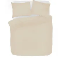 Kayori Shizu dekbedovertrek Katoenperkal Zand