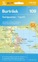 Topografische kaart - Wandelkaart 109 Sverigeserien Burträsk | Norstedts