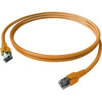 EasyLan FlexBoot Patchkabel Kat.6A, S/FTP, oranje, 0,5 m