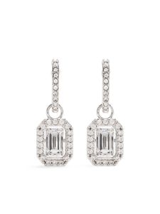 Swarovski boucles d'oreilles pendantes Millenia - Argent